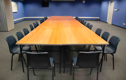 Committee Room I to II set as meeting configuration